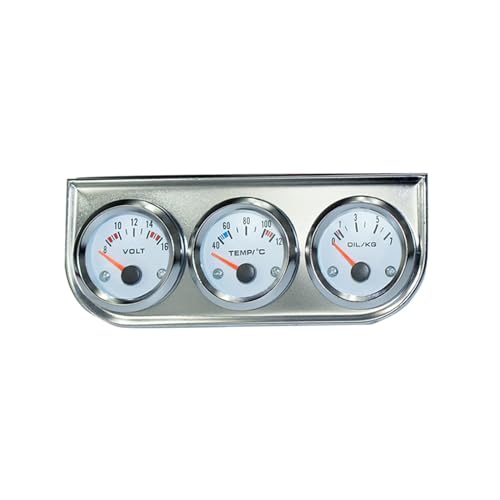 LinCys KANGYEBAIHUODIAN Fit for Chrome 2''52MM Triple Gauge Kit Voltmeter Wasser Temp Gauge Öl Manometer Mit Sensor Auto Meter BX100895 LinCys KANGYEBAIHUODIAN Fit for Chrome 2''52MM Triple Gauge Kit Voltmeter Wasser Temp Gauge Öl Manometer Mit Sensor Auto Meter BX100895 von LinCys