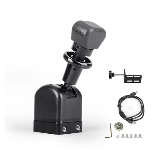 LinCys KANGYEBAIHUODIAN Handbremse, LKW-Handbremse, USB, passend for Logitech G27 G29 G923 THRUSTMASTER T300RS T-GT, passend for ETS2 europäische/amerikanische Truck-Spiele, 1563 von LINCYS
