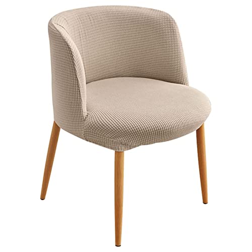 LinFortune Gebogener Esszimmerstuhl Bezug Abnehmbar 4/2 Stück, Weich Barhocker Stuhlhussen Bezüge mit Runder Rückenlehne, Esszimmerstuhl Hussen mit Lehne Runder, Waschbar,E,4PCS von LinFortune