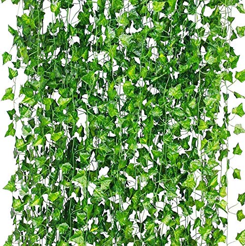 LinTimes Efeu Künstlich Girlande,12 Stück Grün Efeu Hängend Weinblätter Künstliche Pflanzen Girlande für Hochzeit, Wand, Garten,Weihnachts Dekoration LinTimes Efeu Künstlich Girlande,12 Stück Grün Efeu Hängend Weinblätter Künstliche Pflanzen Girlande für Hochzeit, Wand, Garten,Weihnachts Dekoration von LinTimes
