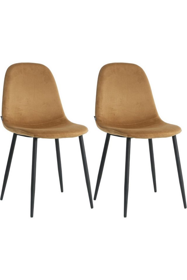Lina® Esszimmerstuhl Napoli Esszimmerstühle 2er, 4er, 6er Set – Samt & Metall, Modern (2er, 4er, 6er, 2 St), Samtbezug in Trendfarbe, stabiler Stahlrahmen, vielseitig kombinierbar von Lina®
