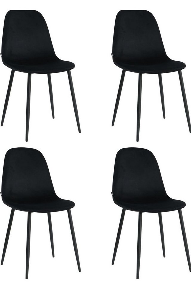 Lina® Esszimmerstuhl Napoli Esszimmerstühle 2er, 4er, 6er Set – Samt & Metall, Modern (2er, 4er, 6er, 4 St), Samtbezug in Trendfarbe, stabiler Stahlrahmen, vielseitig kombinierbar von Lina®