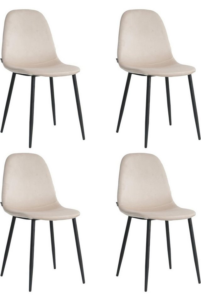Lina® Esszimmerstuhl Napoli Esszimmerstühle 2er, 4er, 6er Set – Samt & Metall, Modern (2er, 4er, 6er, 4 St), Samtbezug in Trendfarbe, stabiler Stahlrahmen, vielseitig kombinierbar von Lina®