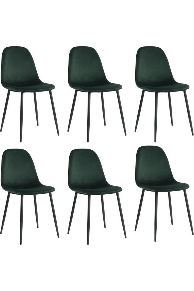 Lina® Esszimmerstuhl Napoli Esszimmerstühle 2er, 4er, 6er Set – Samt & Metall, Modern (2er, 4er, 6er, 6 St), Samtbezug in Trendfarbe, stabiler Stahlrahmen, vielseitig kombinierbar von Lina®