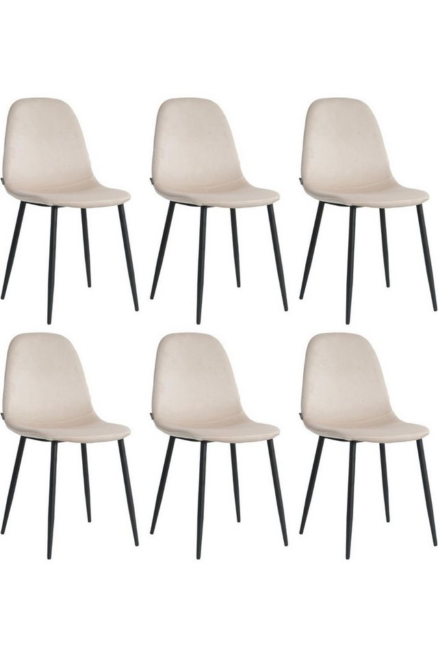 Lina® Esszimmerstuhl Napoli Esszimmerstühle 2er, 4er, 6er Set – Samt & Metall, Modern (2er, 4er, 6er, 6 St), Samtbezug in Trendfarbe, stabiler Stahlrahmen, vielseitig kombinierbar von Lina®