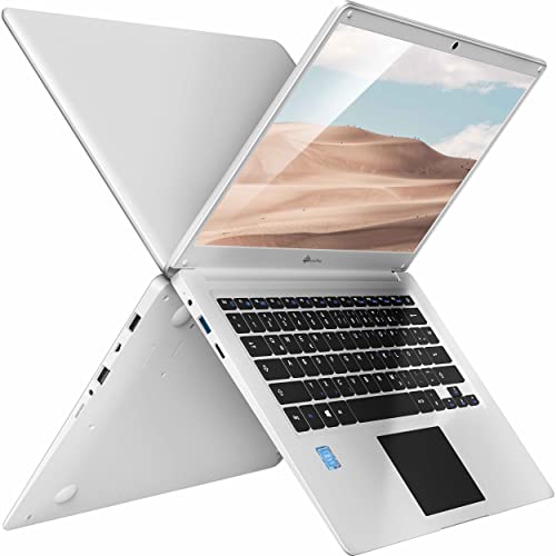 LincPlus Laptop Notebook 14 Zoll Full HD 4GB RAM + 128GB Netbook mit QWERTZ Tastaturlayout für Home/Office, Windows 10 S von LincPlus