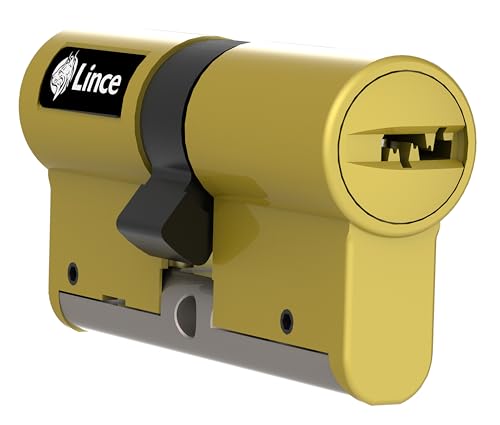 Sicherheits-Profilzylinder LINCE C7 L30+60, Dreifachverriegelung, patentiert, Anti-Bumping, Bruchschutz, Not- und Gefahrenfunktion (Anti-Panik), 5 Schlüssel umkehrbar, zertifiziert nach EN 1303:2016. von Lince