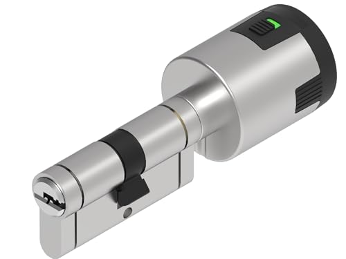 Lince - Sicherheitszylinder CPLUS ALARM 40+B30 mit Alarm von 100 dB | doppelte Sicherheit | mit mechanischer Sicherung für einen programmierten Bruch | Lieferung mit 5 Schlüsseln | vernickelte von Lince