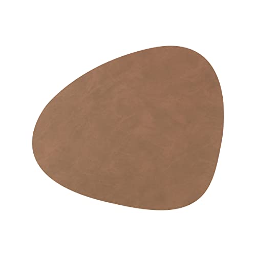 LIND DNA Tischset tableMAT Curve L Nupo braun (37x44cm, 981164 von Lind DNA