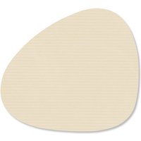 Lind DNA - Glasuntersetzer Curve, Corduroy vanilla von Lind DNA