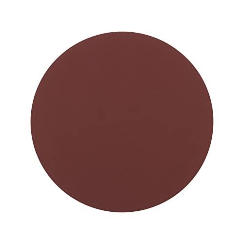Lind DNA Tischset Circle/Large aus Leder Nupo in der Farbe Rot, Größe: XL D:40cm, 981892 von Lind DNA