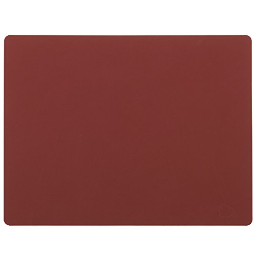Lind DNA Tischset Square/Large aus Leder Nupo in der Farbe Rot, Größe: L 35x45cm, 981917 von Lind DNA