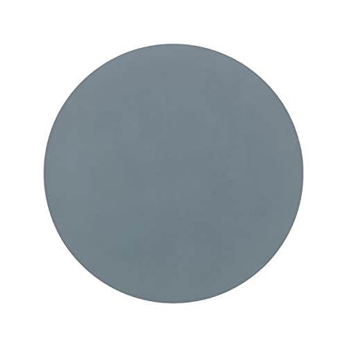 LindDNA Tischset Circle aus Recyceltem Leder in der Farbe Light Blue, Maße: 40cm x 40cm x 0,2cm, 982523 von Lind DNA