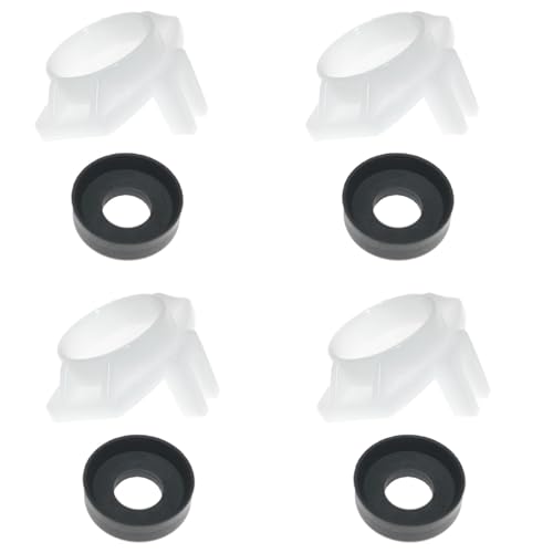 Lind Kitchen 4 Sets Tassenförmiger Dichtungsring aus Kunststoff, Trennwand für Tür, Wasserhahn, Badezimmer, Leck, Reparaturteile, Badewannen-Auslauf-Ersatzteile von Lind Kitchen