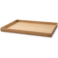 LindDNA - Even Teak Tablett Square L, Teak / Nupo natur von LindDNA