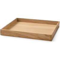 Lind DNA - Even Teak Tablett Square S, Teak / Nupo natur von Lind DNA