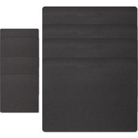 Lind DNA - Geschenkset Square L, Core meliert anthrazit (4 Tischsets + 4 Glasuntersetzer) von Lind DNA