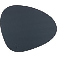 LindDNA - Mouse Mat Curve, Bull schwarz / Naht anthrazit von LindDNA