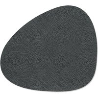 Lind DNA - Tischset Curve M, 31 x 35 cm, Hippo schwarz-anthrazit von Lind DNA