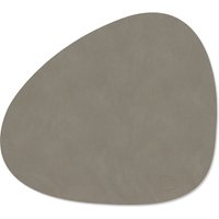 LindDNA - Tischset Curve M, 31 x 35 cm, Nupo flint grey von LindDNA