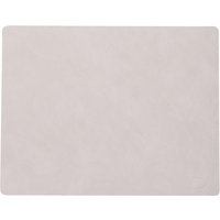 LindDNA - Tischset Square L 35 x 45 cm, Nupo oyster white von LindDNA