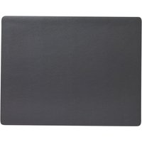 Lind DNA - Tischset Square L 35 x 45 cm, Serene anthrazit von Lind DNA