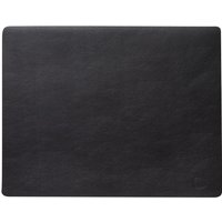 LindDNA - Tischset Square L 35 x 45 cm, Serene schwarz von LindDNA
