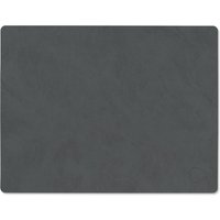 Lind DNA - Tischset Square M, 34.5 x 26.5 cm, Nupo anthrazit von Lind DNA