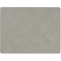 Lind DNA - Tischset Square M, 34.5 x 26.5 cm, Nupo hellgrau von Lind DNA