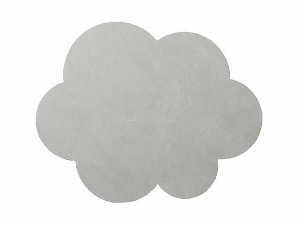 LindDNA Tischset für Kinder - Wolke - Cloud - 38x31cm - aus recyceltem Leder von LindDNA