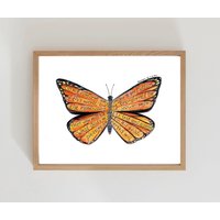 Schmetterling Inspirierende Kunst Treu Hoffnungsvoll Sprüche Kunstwerk Zitat Bibel Vers Druck Wandkunst Typografie Verwandeln Worte Religiös ~ von LindaRobbsArt