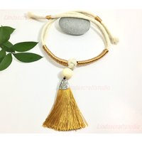 Handgefertigte Gold Quaste Vorhang Raffhalter Seidenvorhang Wohnkultur Handgefertigte Gold Quaste Vorhang Raffhalter Seidenvorhang Wohnkultur von LindasCraftStudio