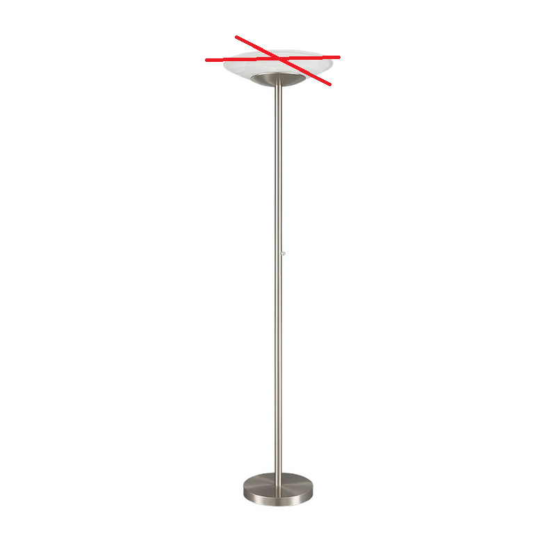 B-Ware Lindby Dimmbarer Led Deckenfluter Wohnzimmerampe Standleuchte Siehe Text/Foto von Lindby