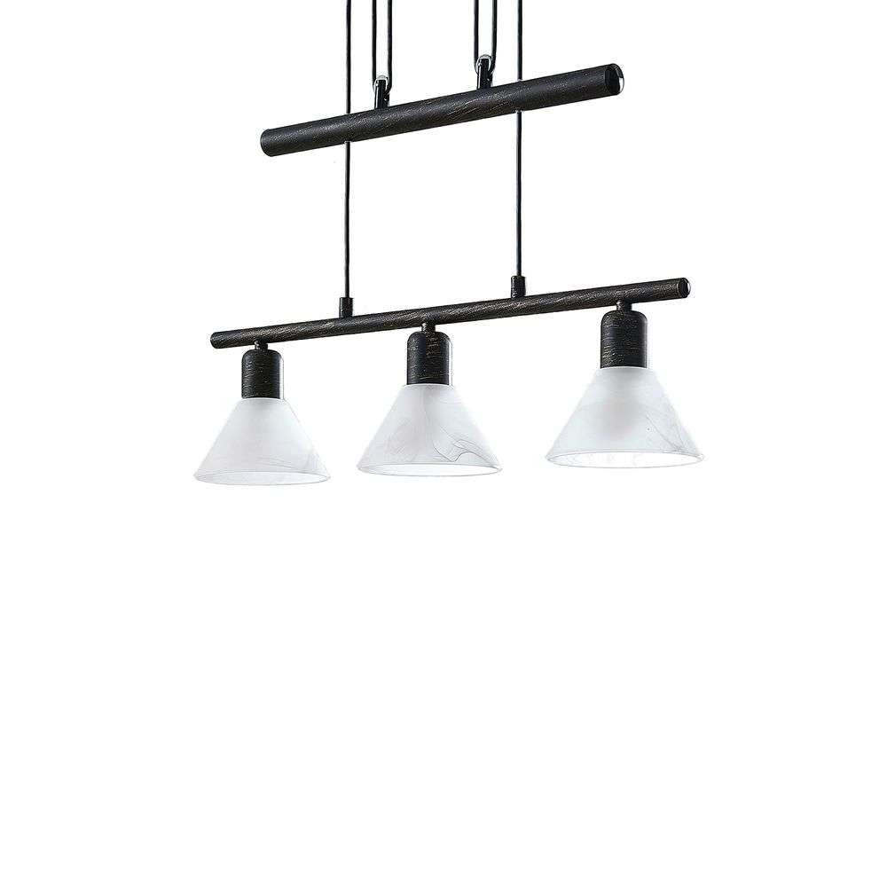 Lindby - Delira 3 Pendelleuchte Black von Lindby