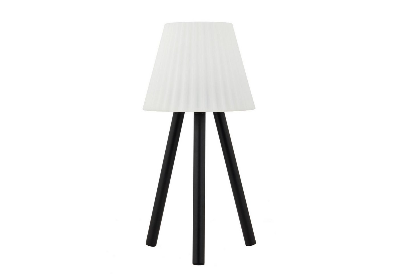 Lindby Außen-Tischleuchte Jaimy, LED, Kunststoff Schwarz warmweiß IP44, 1 x 2,6 W LED, warmweiß von Lindby