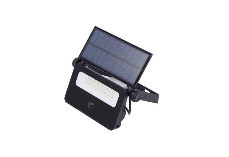 Lindby Außen-Wandleuchte Rikad, LED, Metall, Schwarz tageslicht IP44mit Bewegungsmelder, 1 x 8 W LED, tageslicht von Lindby