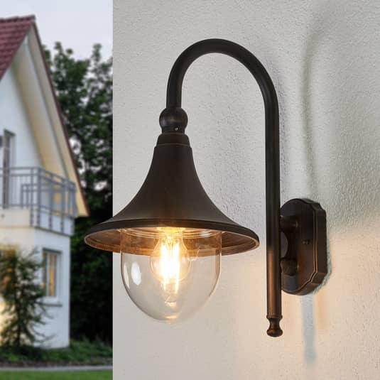 Lindby Außenwandleuchte Daphne Lampe Leuchte Wandleuchte Ip44 60 W Antikschw725 B-Ware von Lindby