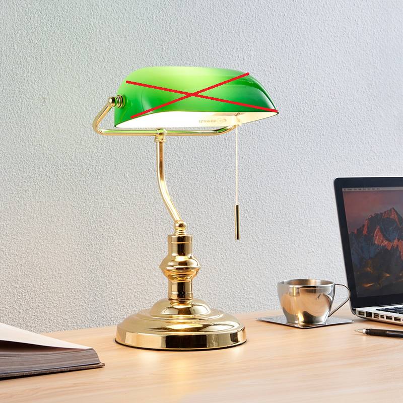 Lindby Bankerlampe Milenka Schreitischlampe Lampe Leselampe Siehe Text/Foto B-Ware von Lindby