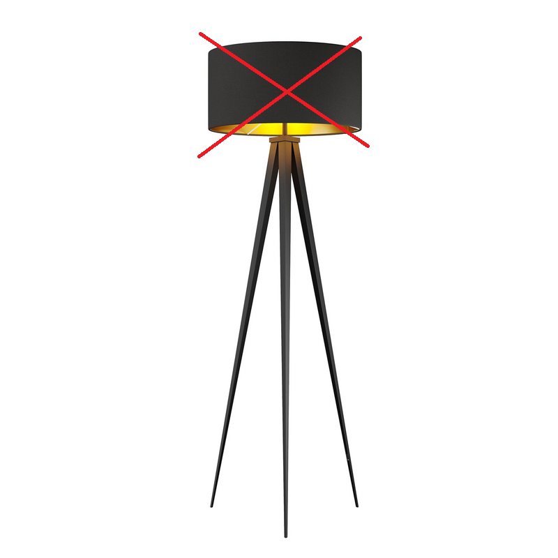 Lindby Benik Tripod Stehlampe Standleuchte Stehleuchte Schwarz Siehe Text/F608 B-Ware von Lindby