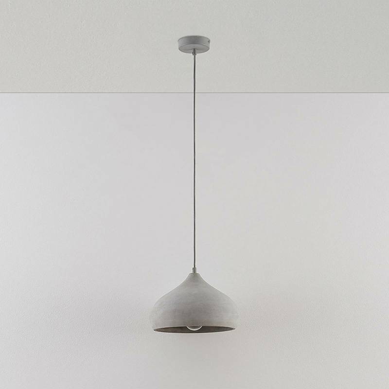 Lindby Beton Pendelleuchte Morton Pendelleuchte Lampe Leuchte E27 ø 29 Cm G108 B-Ware von Lindby