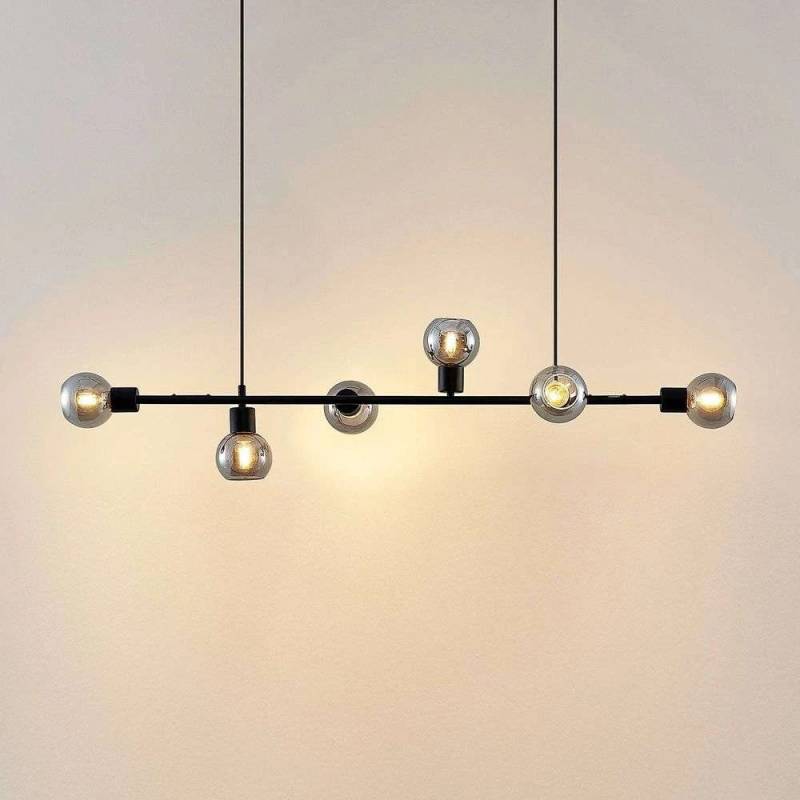 Lindby Biscala Led Pendelleuchte Leuchte Lampe Deckenlampe E14 Schwarz Rauch301 B-Ware von Lindby