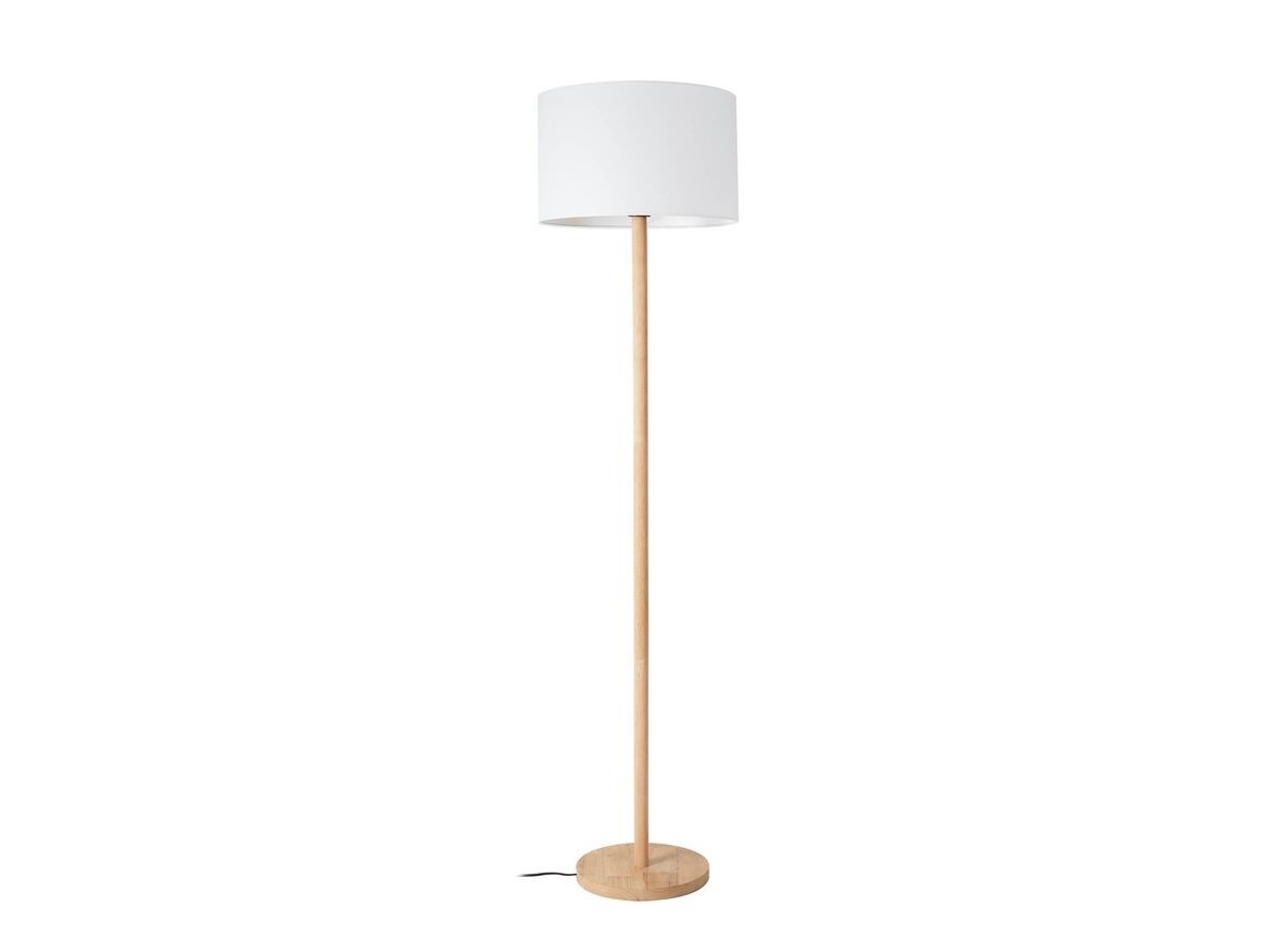 Lindby - Chava Stehleuchte White/Wood Lindby von Lindby