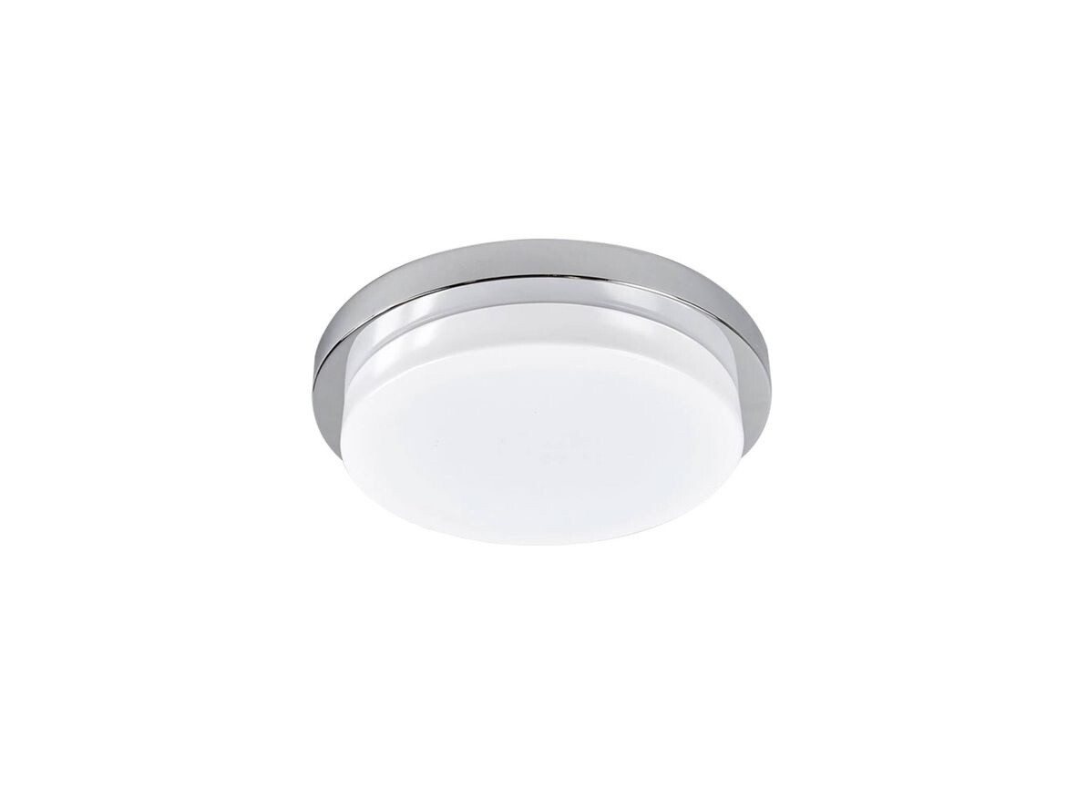 Lindby - Cordula LED Deckenleuchte IP44 Chrome/Opal Lindby von Lindby