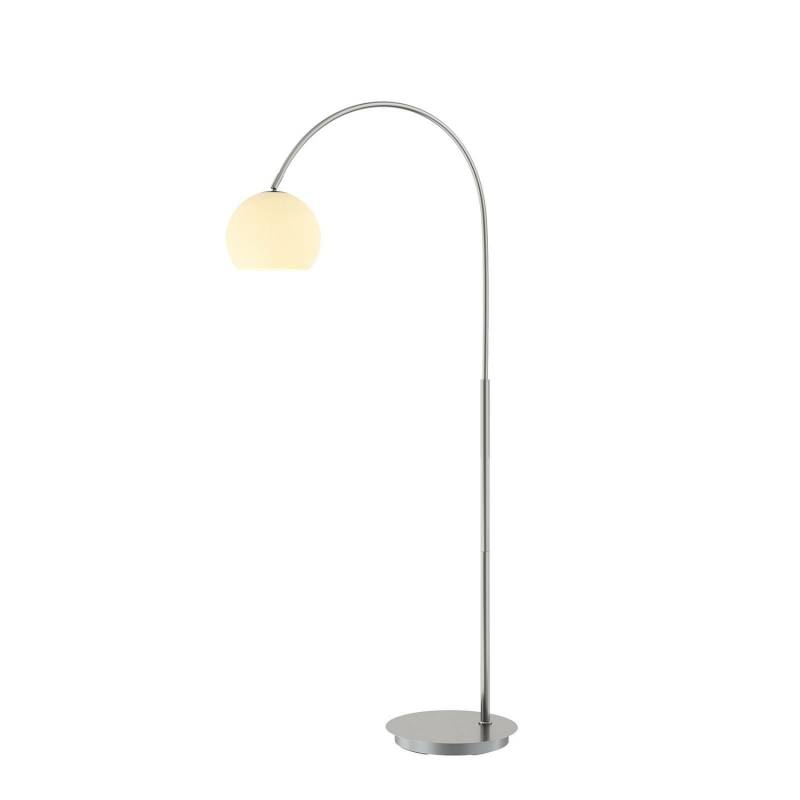 Lindby Cynthia Bogenstehlampe Stehlampe Stehleuchte Lampe E27 Glas Nickel M909 B-Ware von Lindby