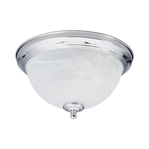 Lindby Deckenlampe 'Corvin' (Modern) in Chrom aus Metall u.a. für Badezimmer (1 flammig, E27) - Bad Deckenleuchte, Lampe, Badezimmerleuchte von Lindby