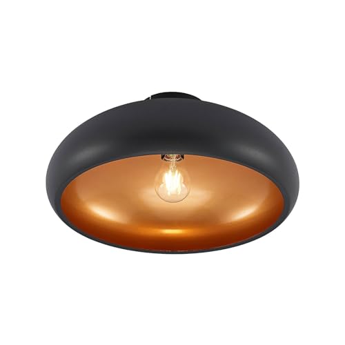 Lindby Deckenlampe 'Gerwina' (Modern) in Schwarz aus Metall u.a. für Wohnzimmer & Esszimmer (1 flammig, E27) - Deckenleuchte, Lampe, Wohnzimmerlampe von Lindby