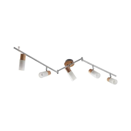 Lindby Deckenlampe Glas, Holz Deckenstrahler schwenkbar und drehbar 5x E14 max. 5W ohne Leuchtmittel Deckenleuchte Deckenspot Spot Strahler Lindby Deckenlampe Glas, Holz Deckenstrahler schwenkbar und drehbar 5x E14 max. 5W ohne Leuchtmittel Deckenleuchte Deckenspot Spot Strahler von Lindby