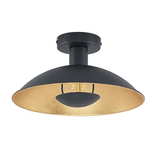Lindby Deckenlampe 'Narisara' (Modern) in Schwarz aus Metall u.a. für Wohnzimmer & Esszimmer (1 flammig, E14) - Deckenleuchte, Lampe, Wohnzimmerlampe von Lindby