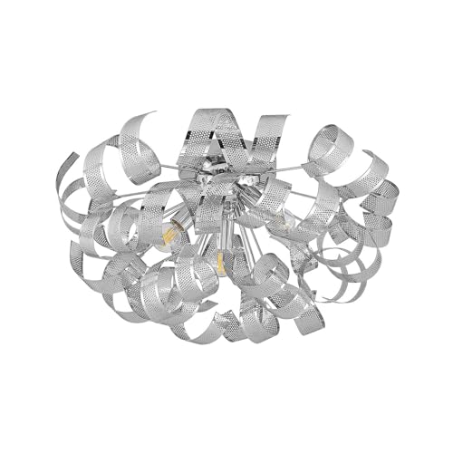 Lindby Deckenlampe 'Omina' (Modern) in Chrom aus Metall u.a. für Wohnzimmer & Esszimmer (3 flammig, E14) - Deckenleuchte, Lampe, Wohnzimmerlampe von Lindby