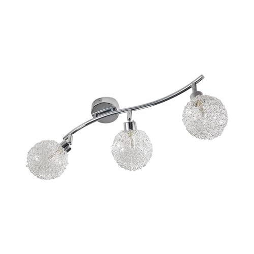 Lindby Deckenlampe 'Ticino' (Modern) in Chrom aus Metall u.a. für Flur & Treppenhaus (3 flammig, G9) - Deckenleuchte, Lampe, Flurleuchte von Lindby